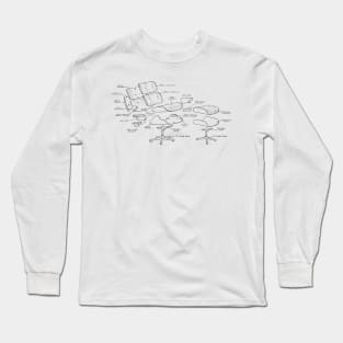 Eames Lounge Chair Long Sleeve T-Shirt